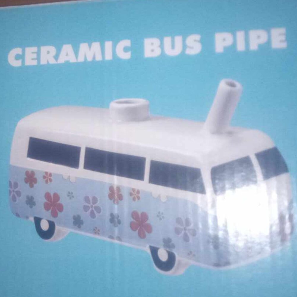 NEW IN BOX CERAMIC VW BUG BUS BIPE / VINTAGE DECOR